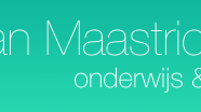 Logo Van Maastricht Onderwijs – wit op groen